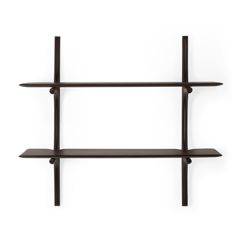 Dark Brown / 2 shelves