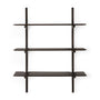 PI Wall Shelf - Dark Brown / 3 shelves