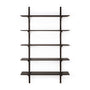 PI Wall Shelf - Dark Brown / 5 shelves
