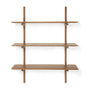PI Wall Shelf - Mahogany / 3 shelves