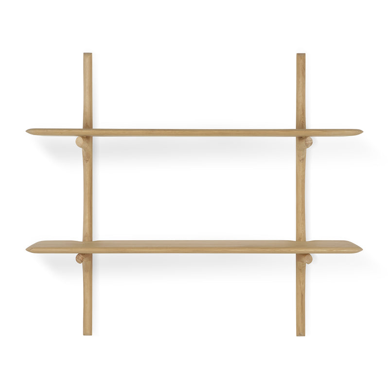 Oak / 2 shelves