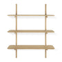 PI Wall Shelf - Oak / 3 shelves