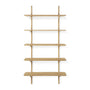 PI Wall Shelf - Oak / 5 shelves