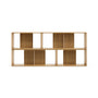Litto Modular Shelving Units (Set of 4) - Oak