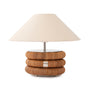 La Bobine Table Lamp - Chrome / Natural