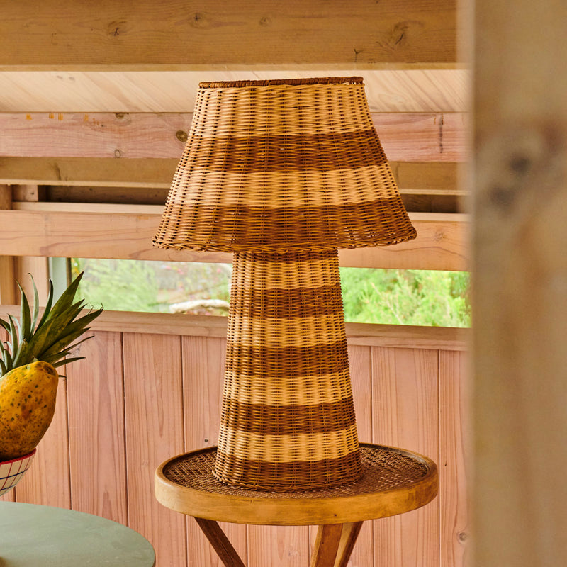 Sombrero Rattan Lamp