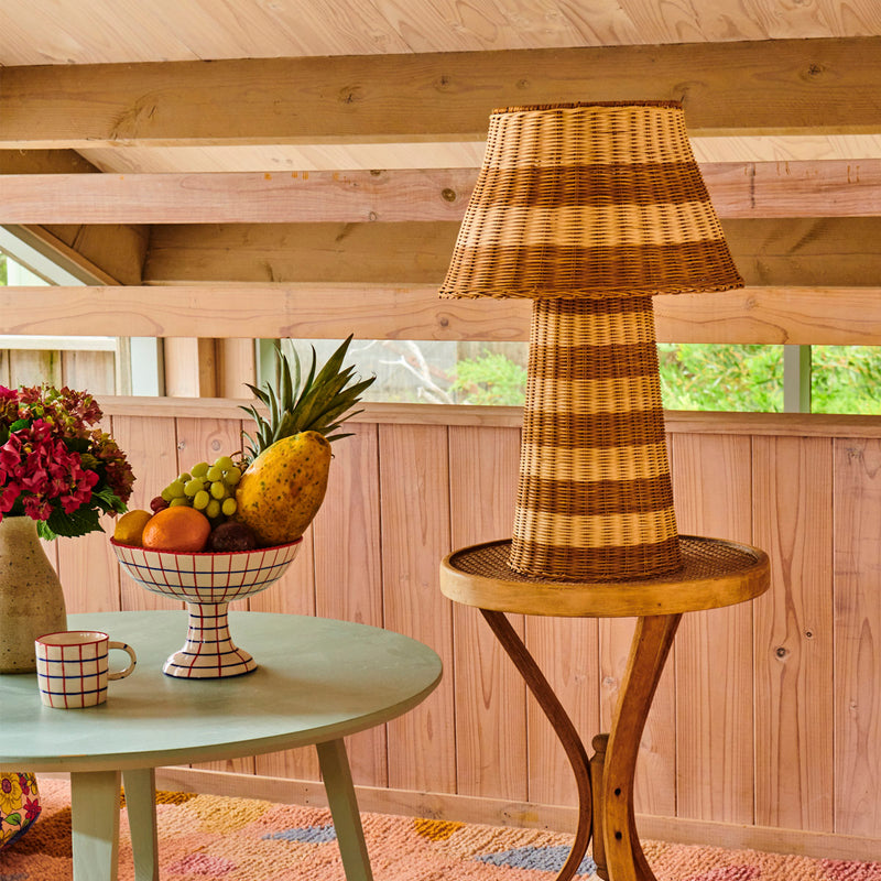 Sombrero Rattan Lamp