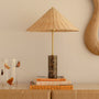 Palermo Marble Table Lamp - Emperador Dark Brown Marble
