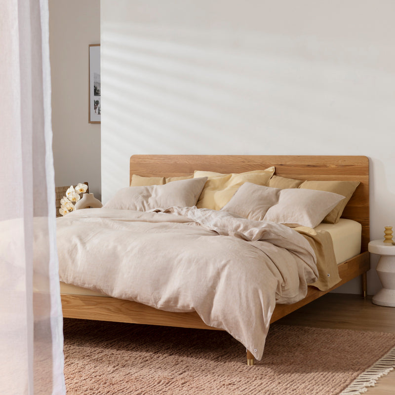 Marlo King Bed (Oak)