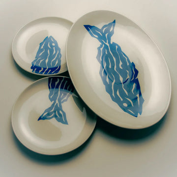 Le Merou Serving Platter (Blue)