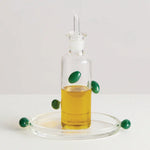 The Mini Olive Bottle (Clear/Opaque Olive)