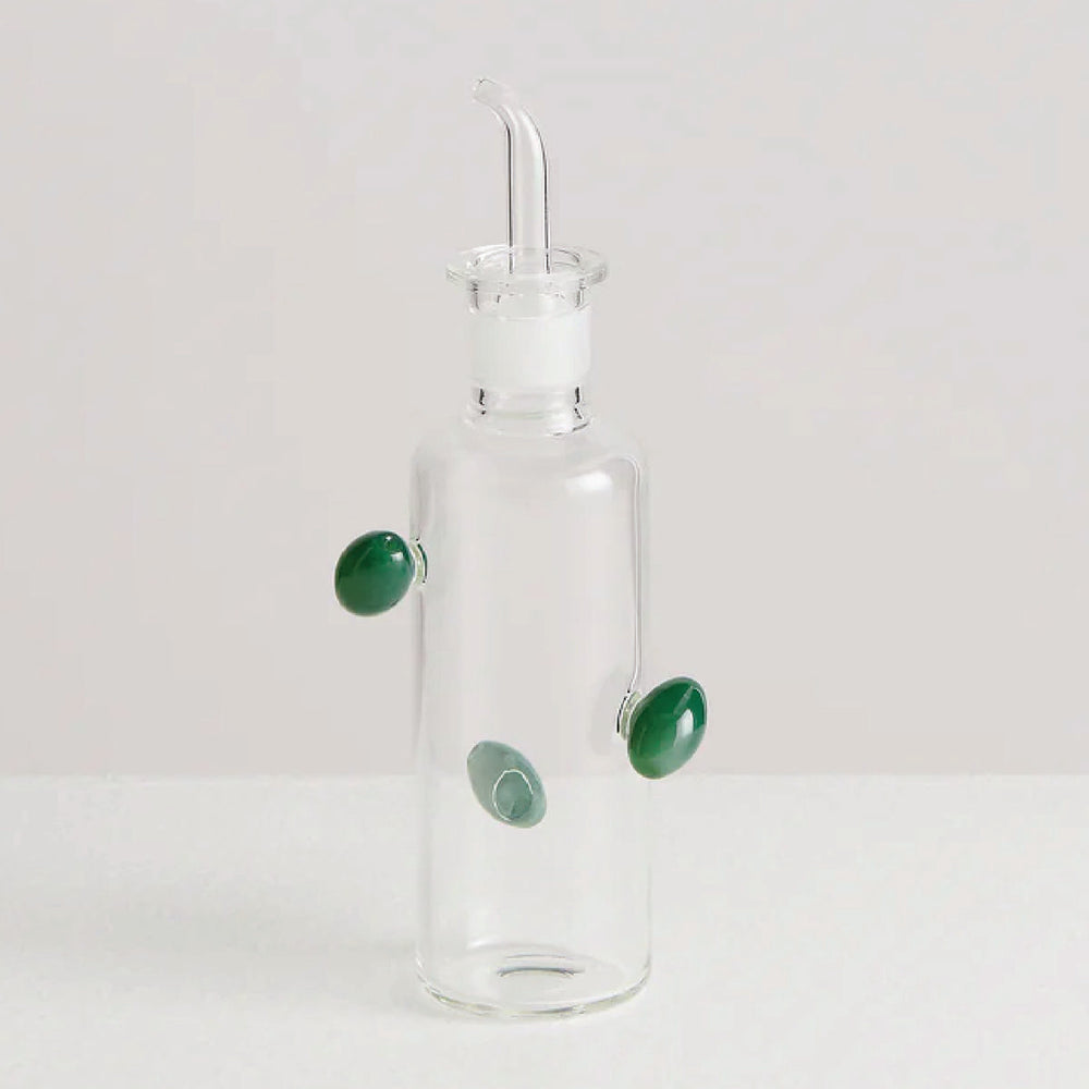 The Mini Olive Bottle (Clear/Opaque Olive)