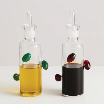 La Vinaigrette Set (Set of 2, Green, Red)