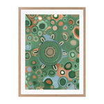 Oak Framed Print With Matboard