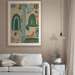 Oak Framed Print With Matboard