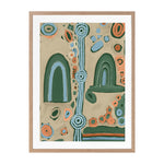Oak Framed Print With Matboard