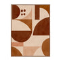 Fragmented Dark I Potrait Art Print - Oak Framed Canvas / 100 x 75cm
