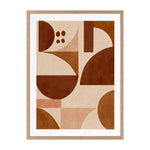 Oak Framed Print With Matboard