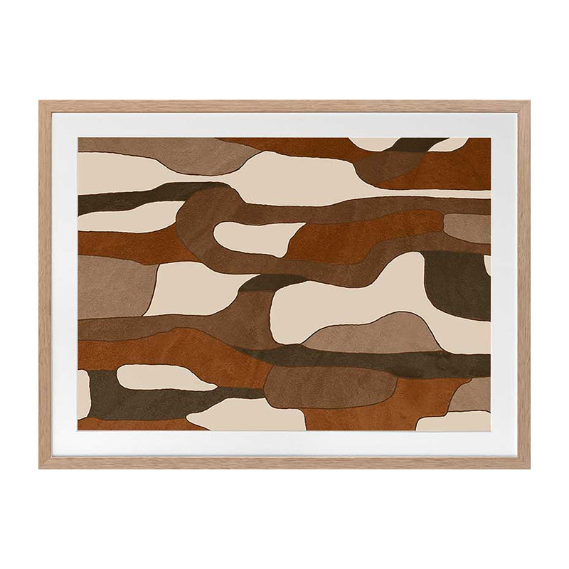 Oak Framed Print With Matboard