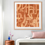 Oak Framed Print With Matboard