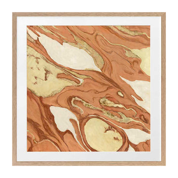 Oak Framed Print With Matboard