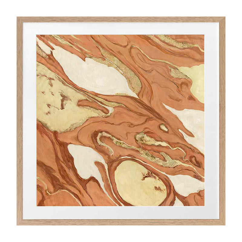 Oak Framed Print With Matboard