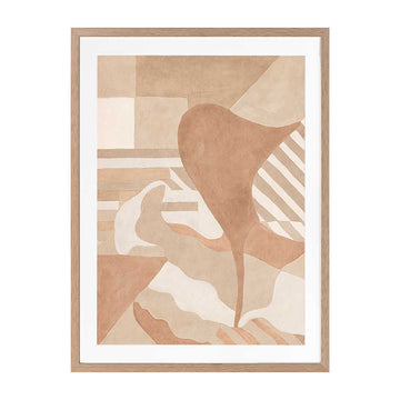 Oak Framed Print With Matboard