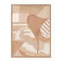 Nouveau Light I Potrait Art Print - Oak Framed Print, No Matboard / 106 x 141cm