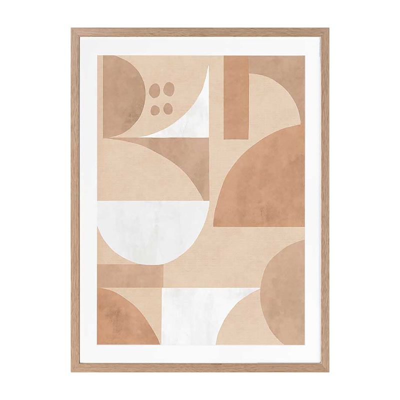 Oak Framed Print With Matboard