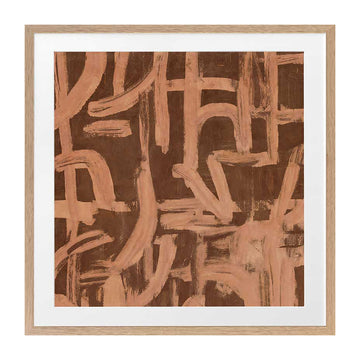 Oak Framed Print With Matboard
