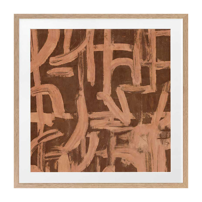 Oak Framed Print With Matboard