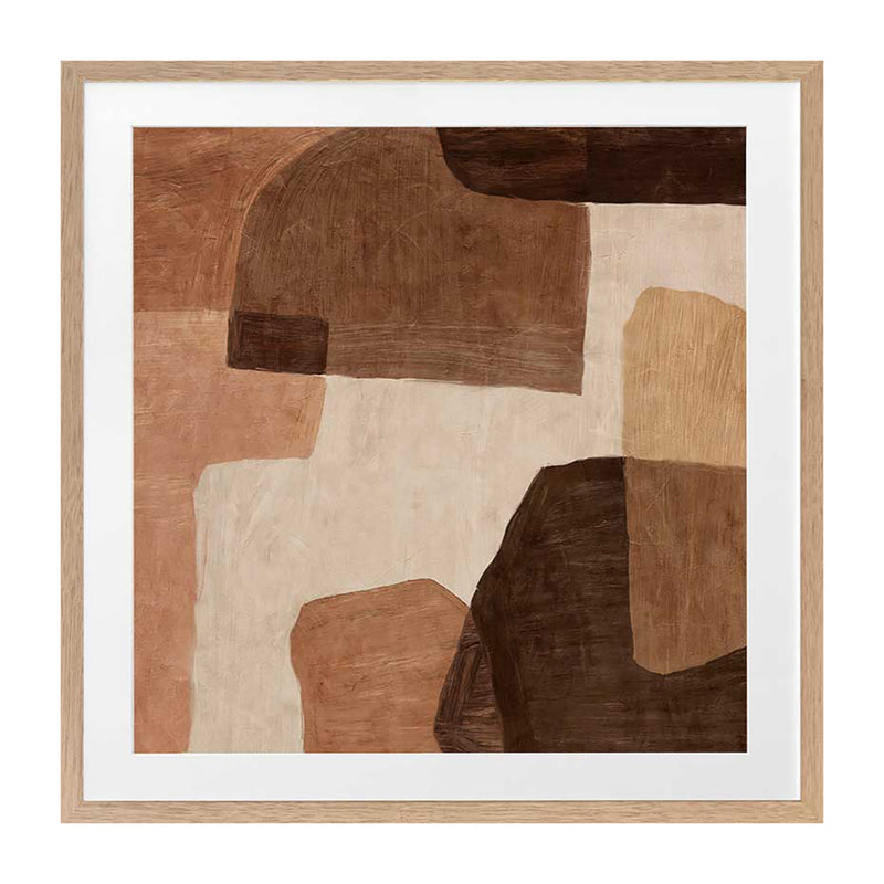 Oak Framed Print With Matboard