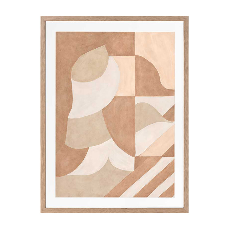 Oak Framed Print With Matboard