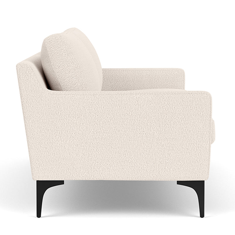 Maya Cream Boucle / Black Matt PC Steel