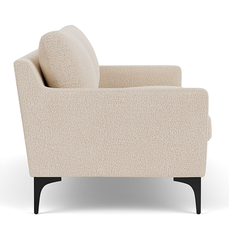 Pasha Dune Boucle / Black Matt PC Steel