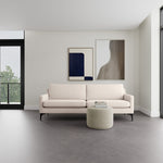 Maya Cream Boucle / Black Matt PC Steel