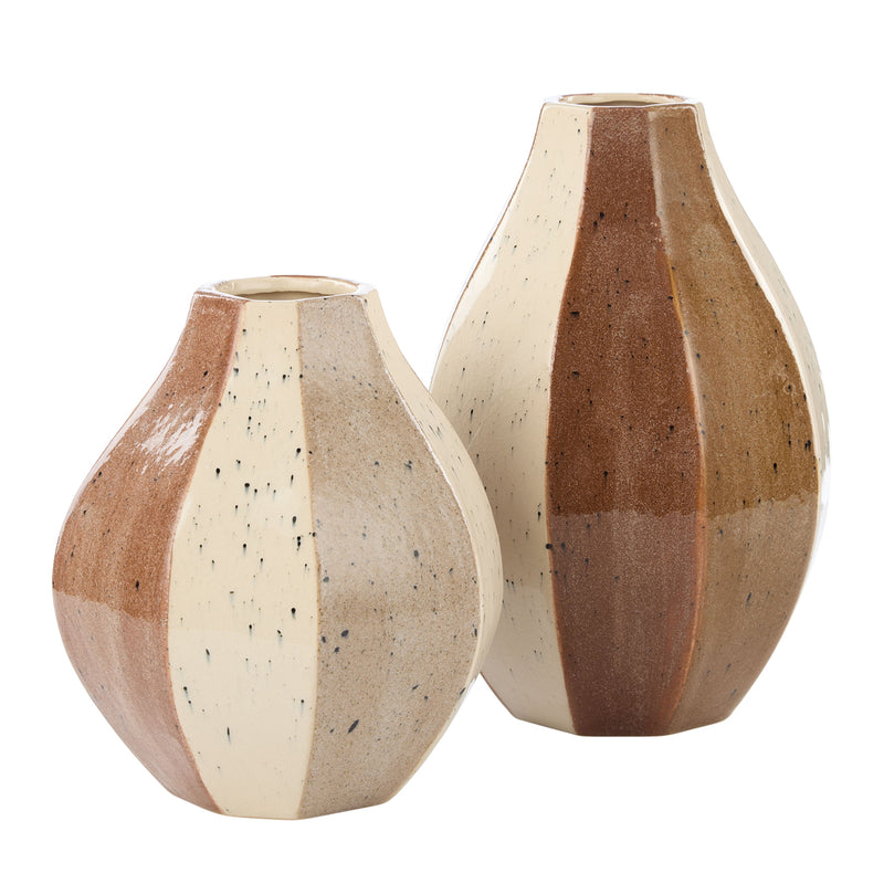 Evie Ceramic Vase Small (Brown)