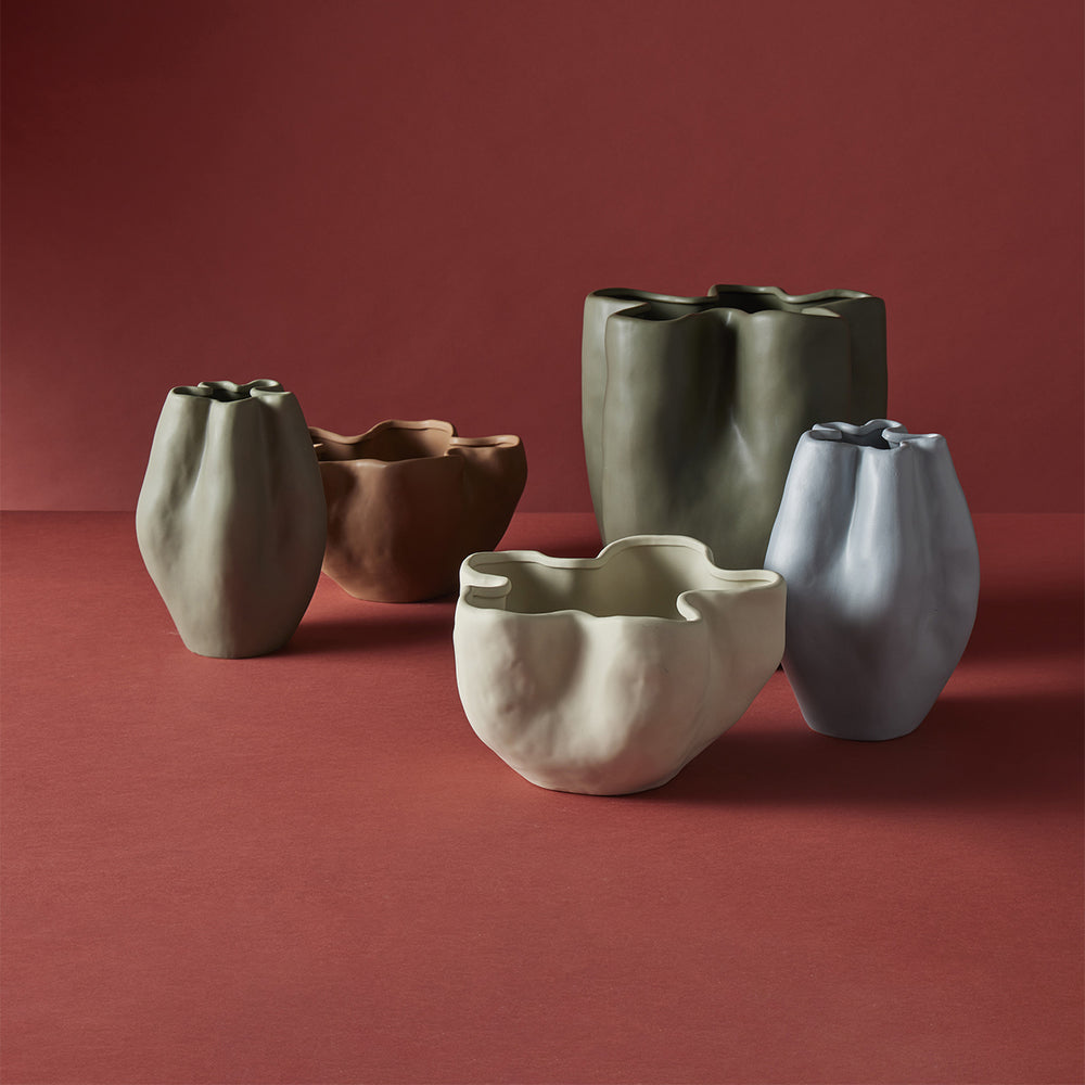 Fluid Vase (Cream)