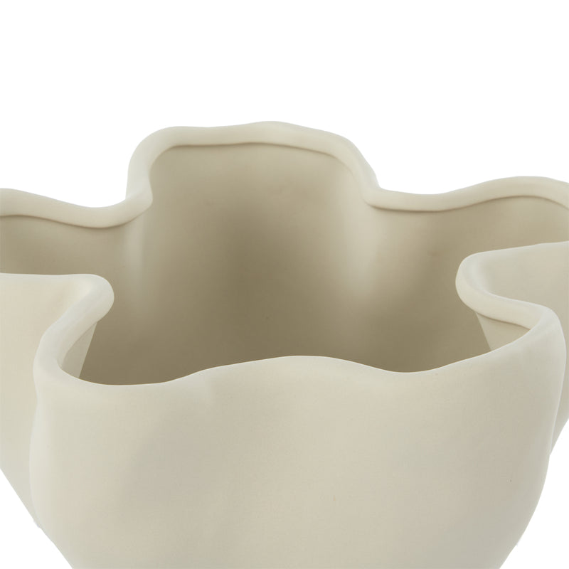 Fluid Vase (Cream)