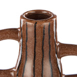 Kos Ceramic Vase Large (Dark Brown)