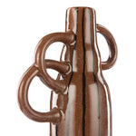 Kos Ceramic Vase Large (Dark Brown)