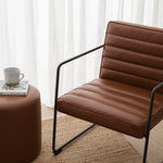 Felix Leatherette Lounge Chair