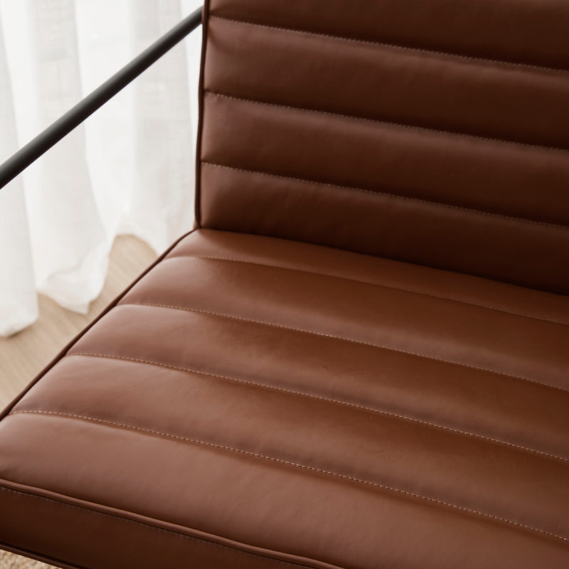 Felix Leatherette Lounge Chair