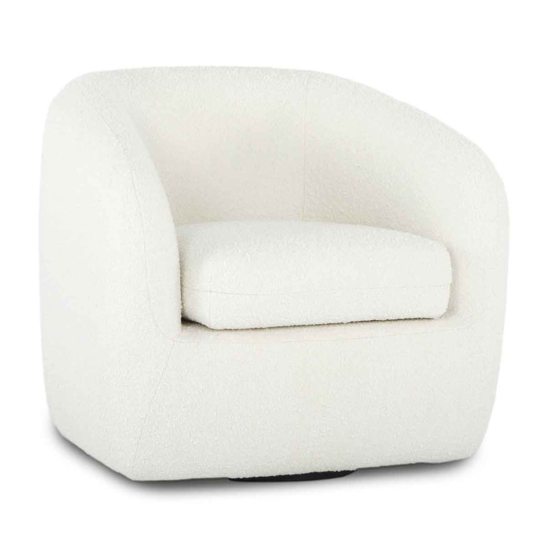 Jasper Boucle Swivel Armchair