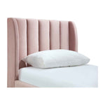 Georgia Velvet Single Bed (Blush)