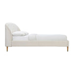 Mabel King Bed (Cream)