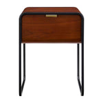 Leroy Brass Handle Bedside Table