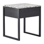 Avalon Terrazzo Bedside Table - Black