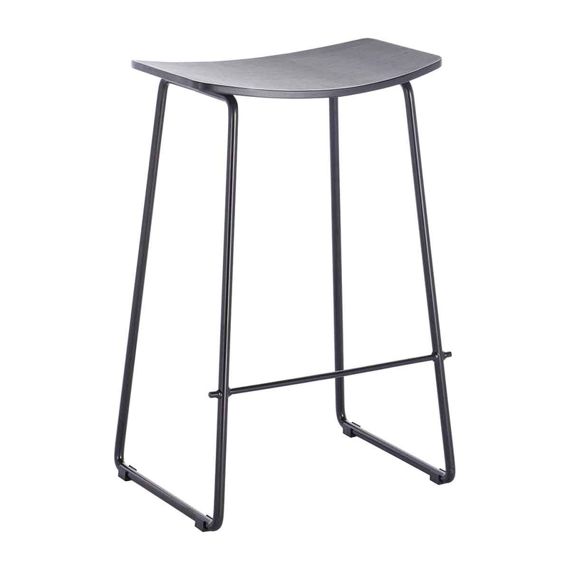 Hendrix Backless Bar Stool (Black)