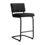 Blake Velvet Bar Stool - Black